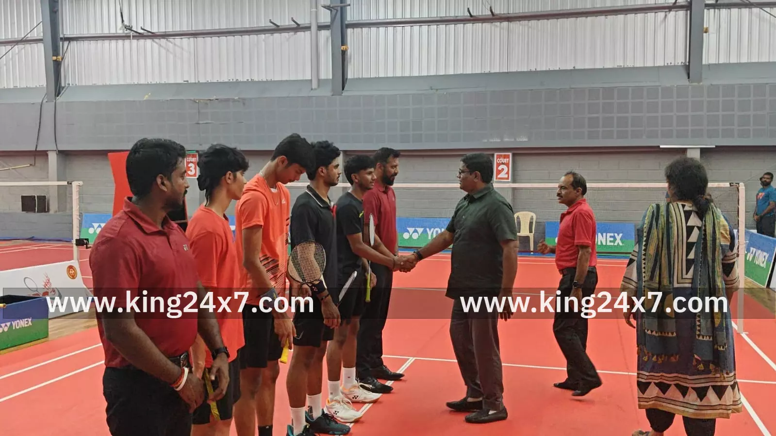 அகில இந்திய இளையோர் இறகு பந்து போட்டி.