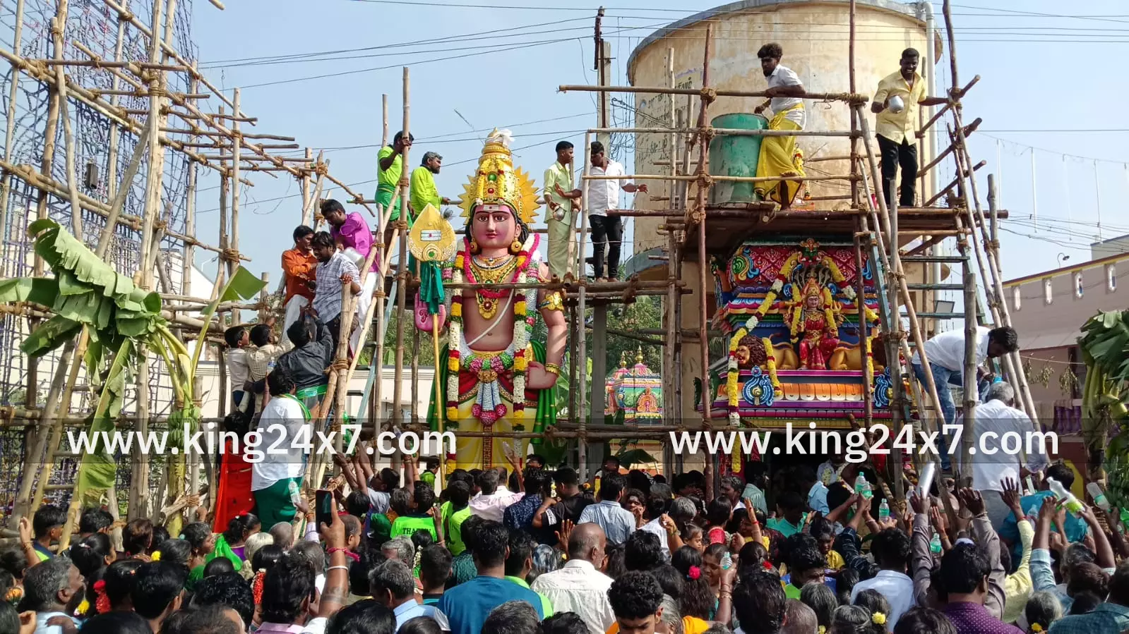 புலித்தாங்கல் கிராமத்தில் நாகலம்மன் ஆலயம் மற்றும் 19 அடி ஸ்ரீ பாலமுருகன் சிலை மகா கும்பாபிஷேக விழா