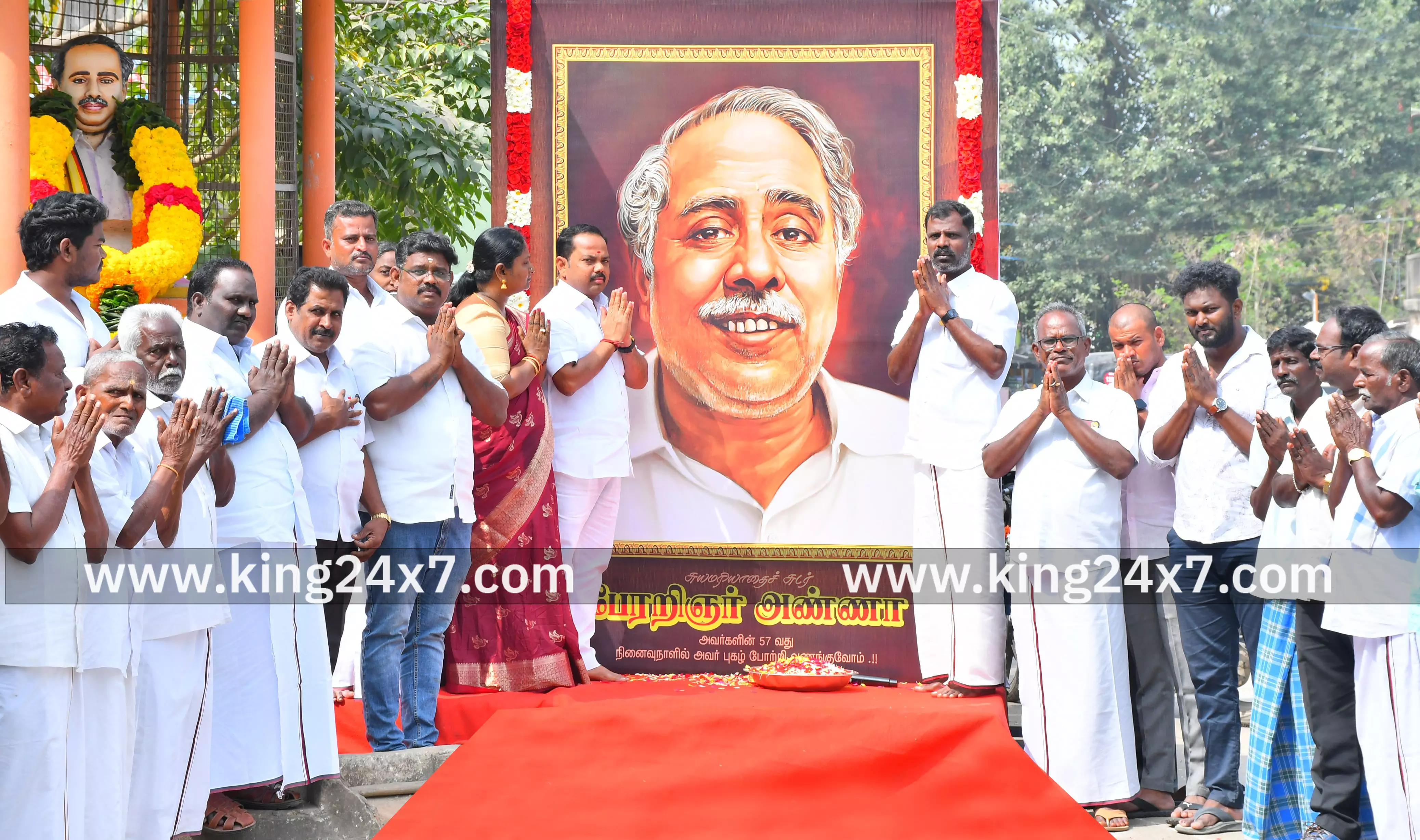 நெமிலி கிழக்கு ஒன்றிய தி.மு.க மற்றும் நெமிலி பேரூர் தி.மு.க சார்பில் பேரறிஞர் அண்ணா அவர்களின் 57வது நினைவு நாள்!!