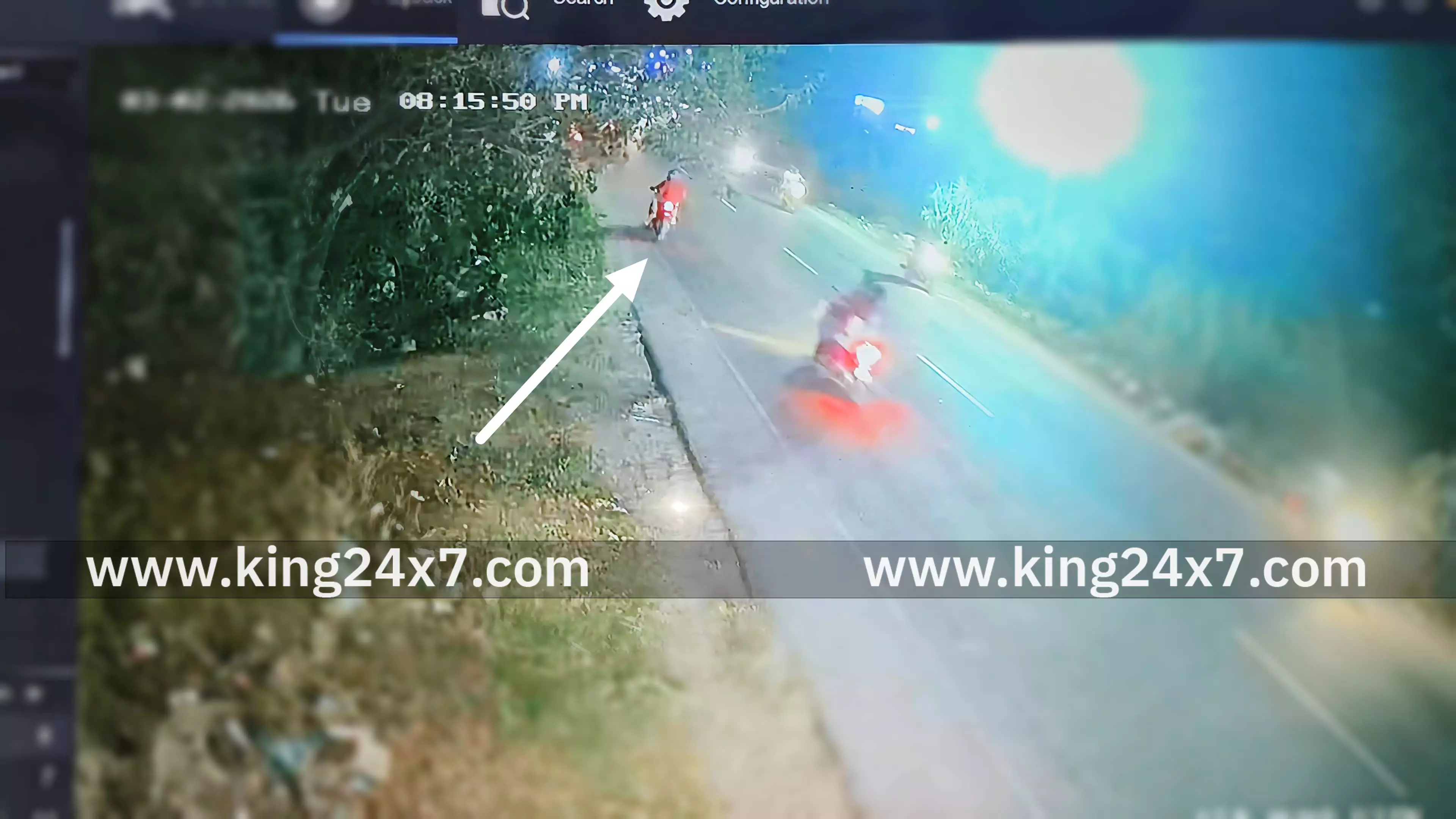 ஆரணி அருகே மொபட்டில் சென்ற பெண்மணியிடம் 2 மர்ம நபர்கள் வழிமறித்து 7 சவரன் தாலி செயின் பறிப்பு.