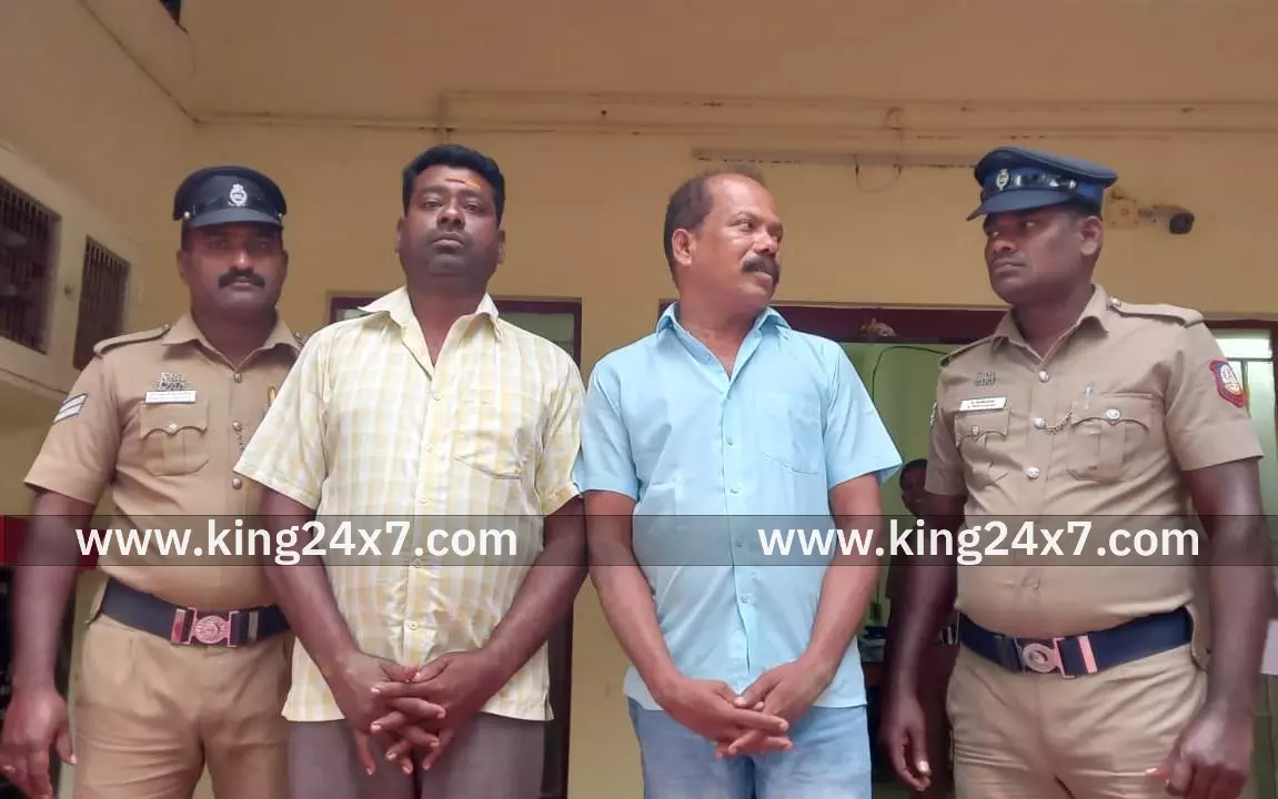 தோகைமலையில் கணக்கில் வராத பணத்தை கொண்டு வந்த 2 பேர் கைது,