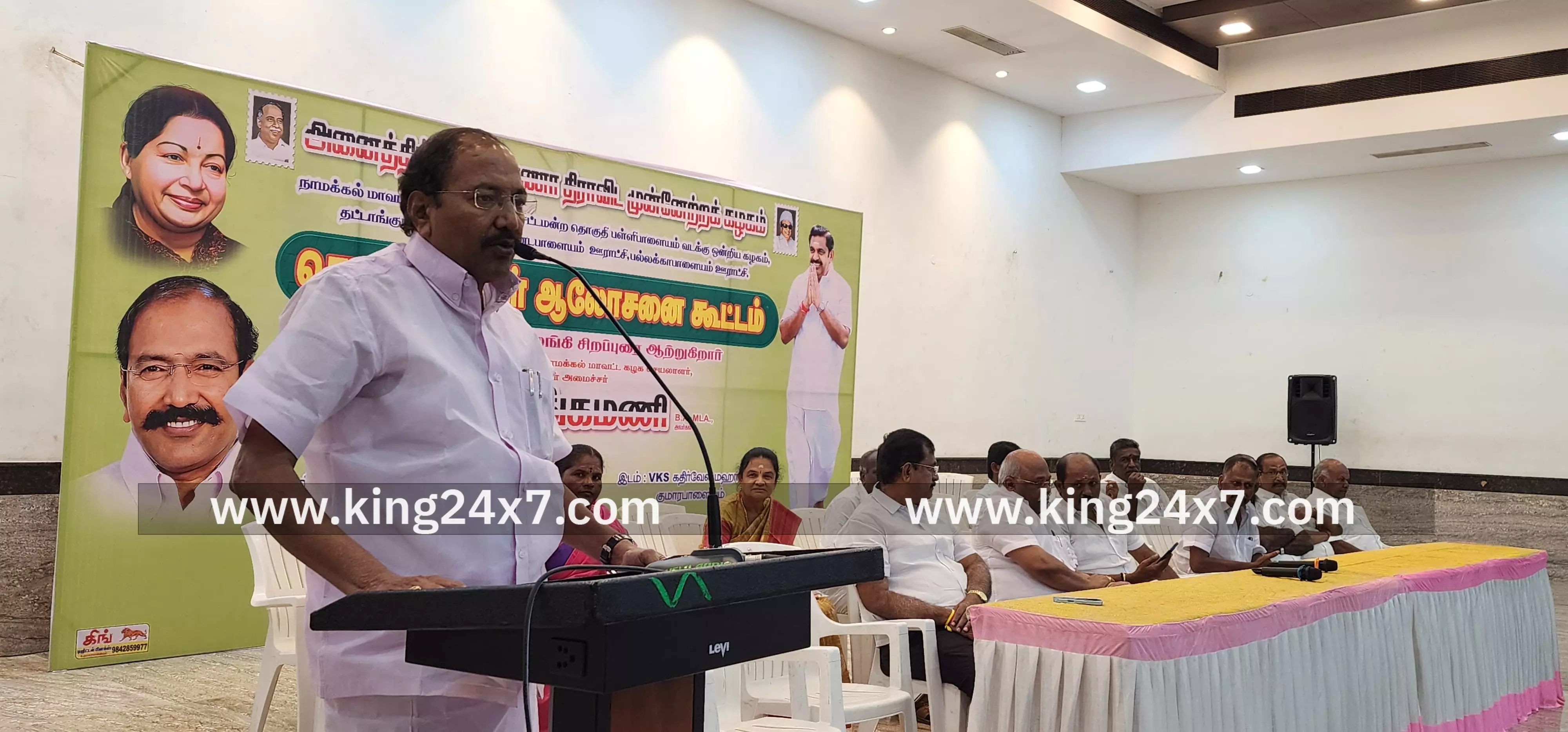 தி.மு..க.விற்கு இனி எதிர்காலம் இல்லை முன்னாள் அமைச்சர் தங்கமணி பேச்சு