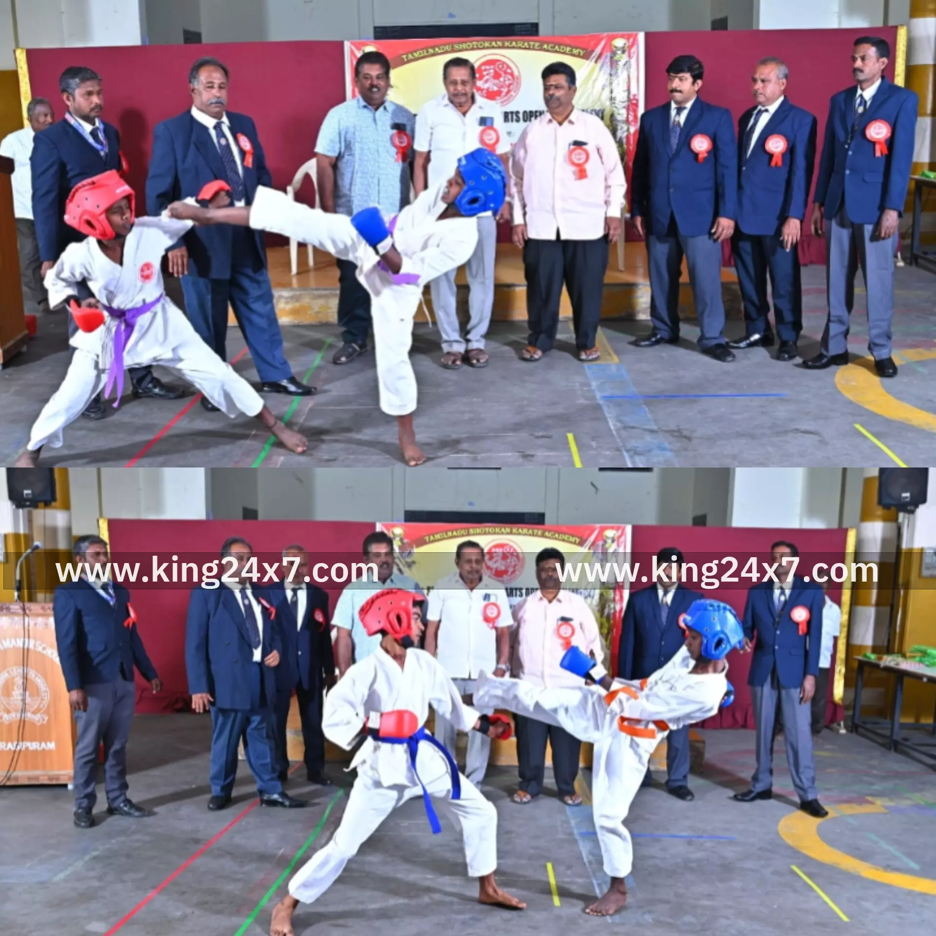 ராசிபுரத்தில் மாநில அளவிலான கராத்தே போட்டி 750-க்கும் மேற்பட்ட கராத்தே மாணவ மாணவியர்கள் பங்கேற்பு...